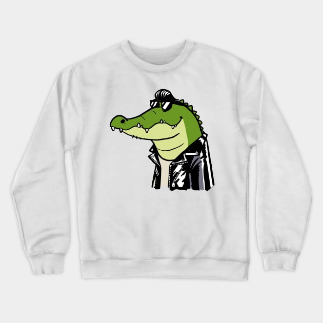 Rockabilly Crocs Crewneck Sweatshirt by wtama